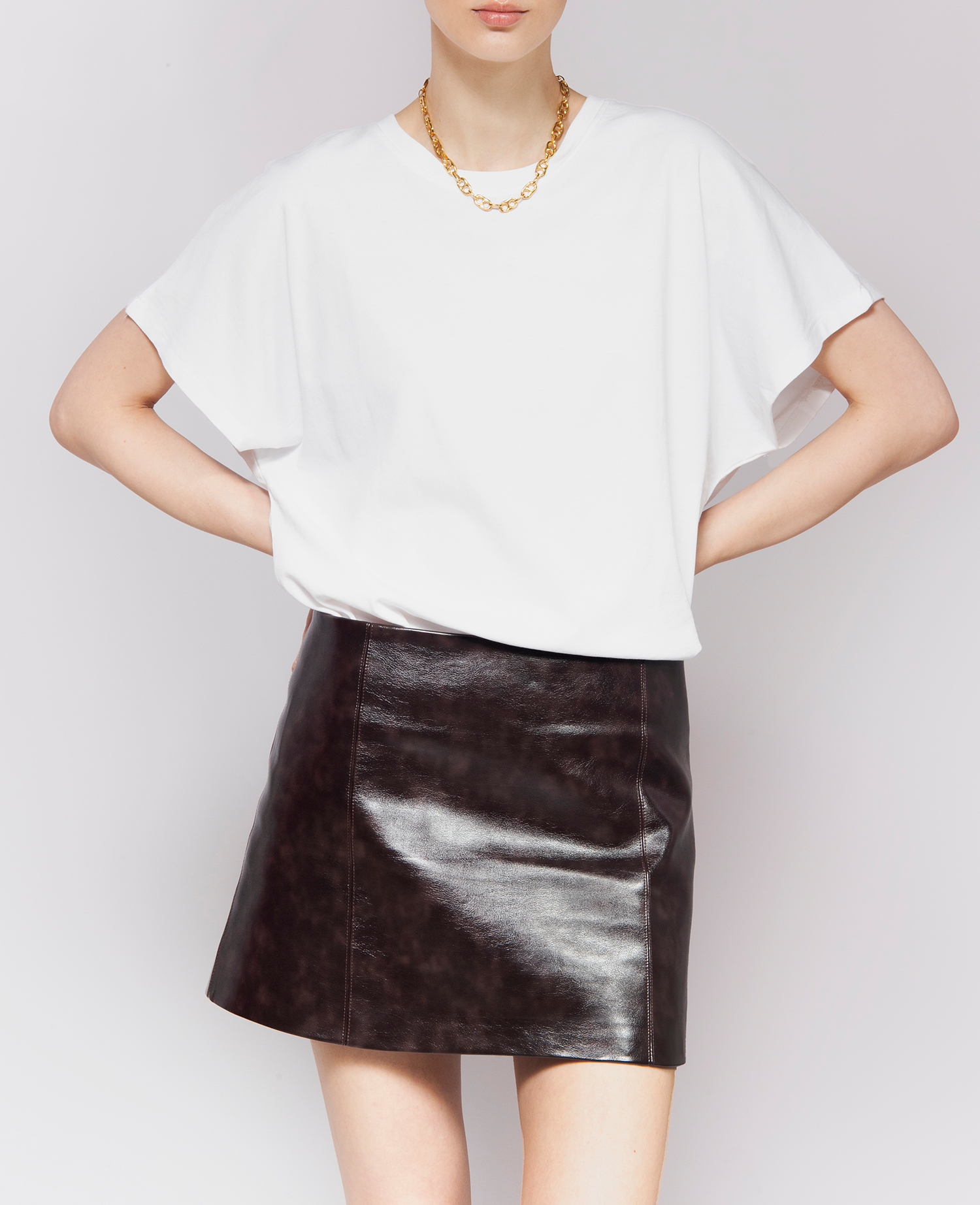READY TO SHIP Amaranta Bitter Chocolat Skirt