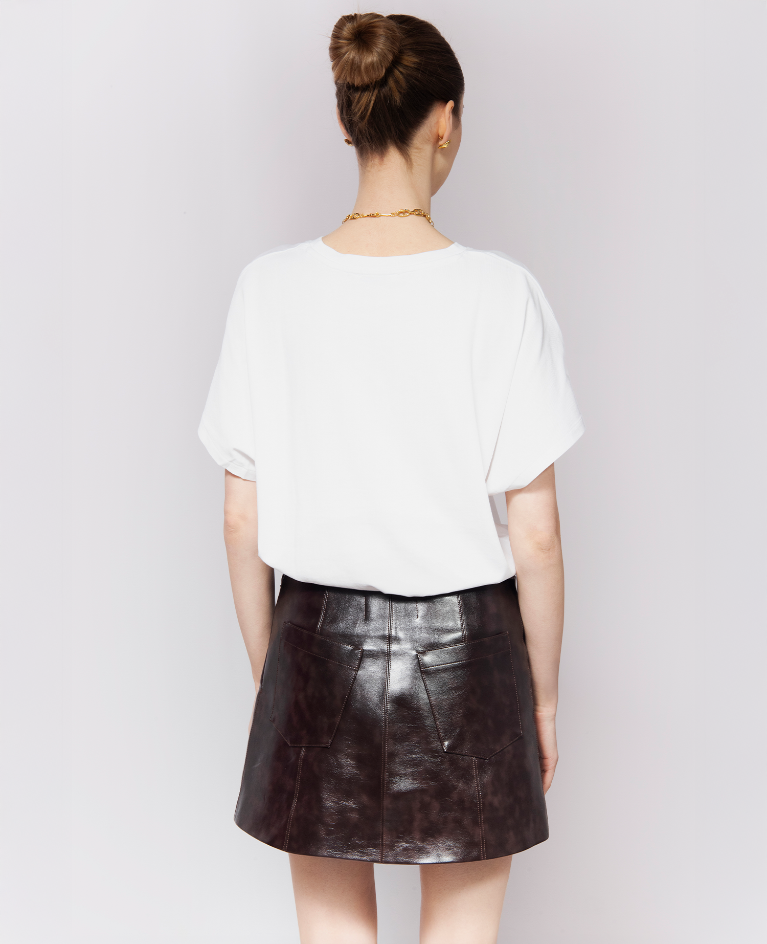 READY TO SHIP Amaranta Bitter Chocolat Skirt