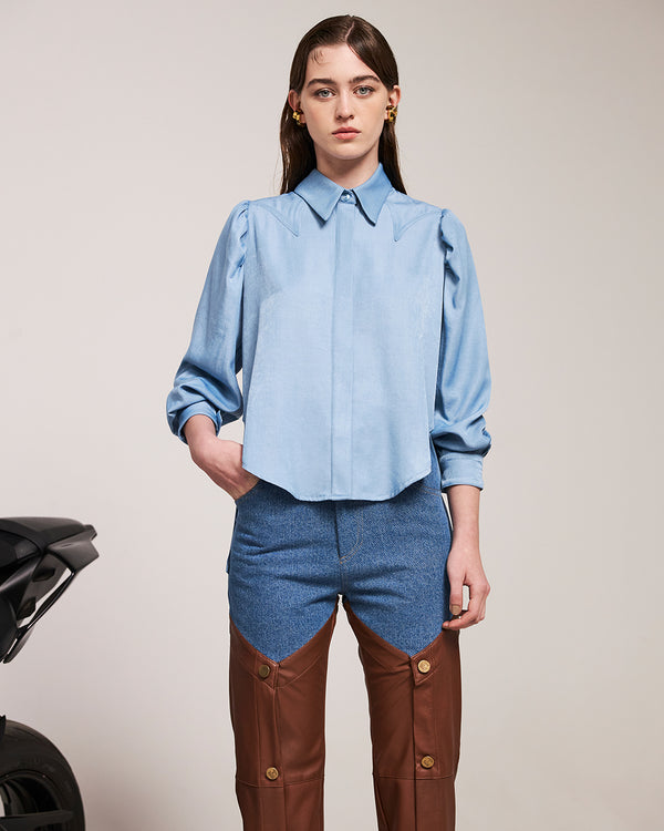 PRE ORDER Shirt Pitao Placid Blue