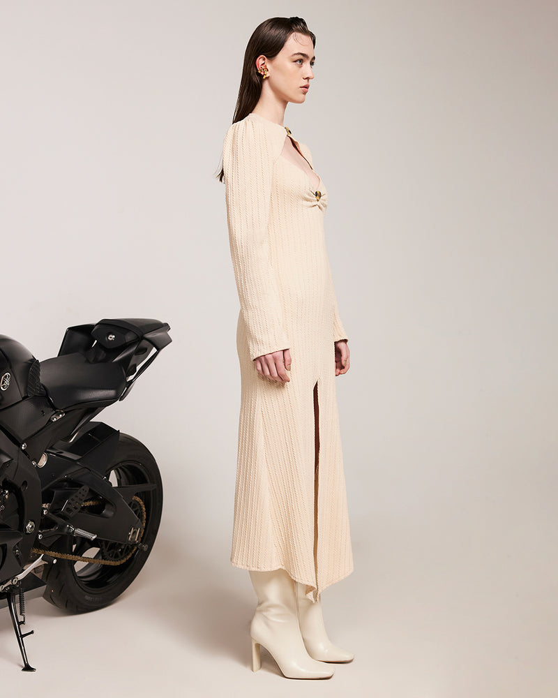 PRE ORDER Dress Temu Beige