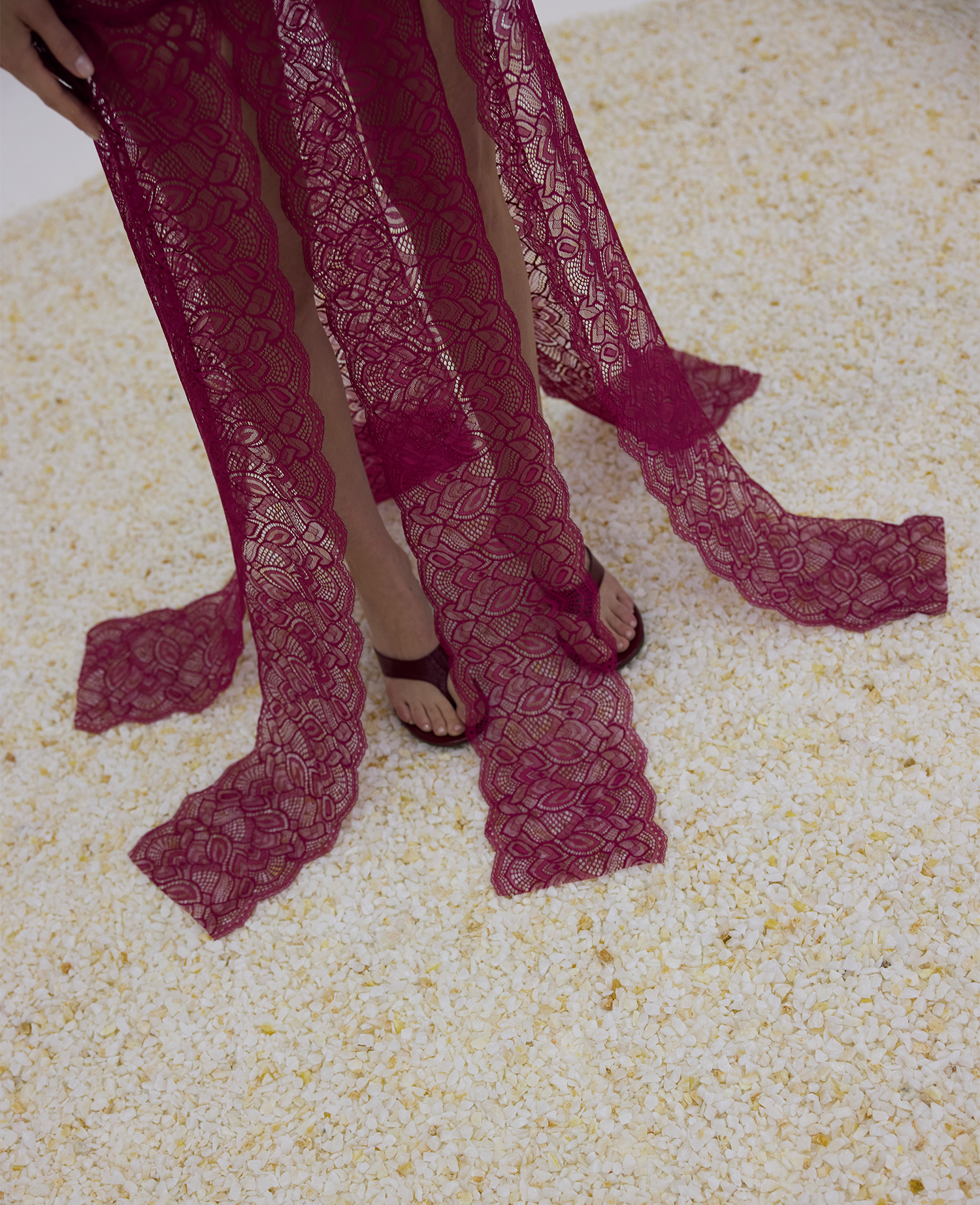 Poleo Skirt - Burgundy