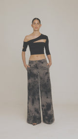 Meraki Jeans Black Tie-Dye