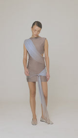 Le Mat Dress Taupe