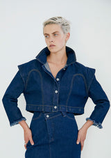 Petit Joe Jacket Dark Blue Denim