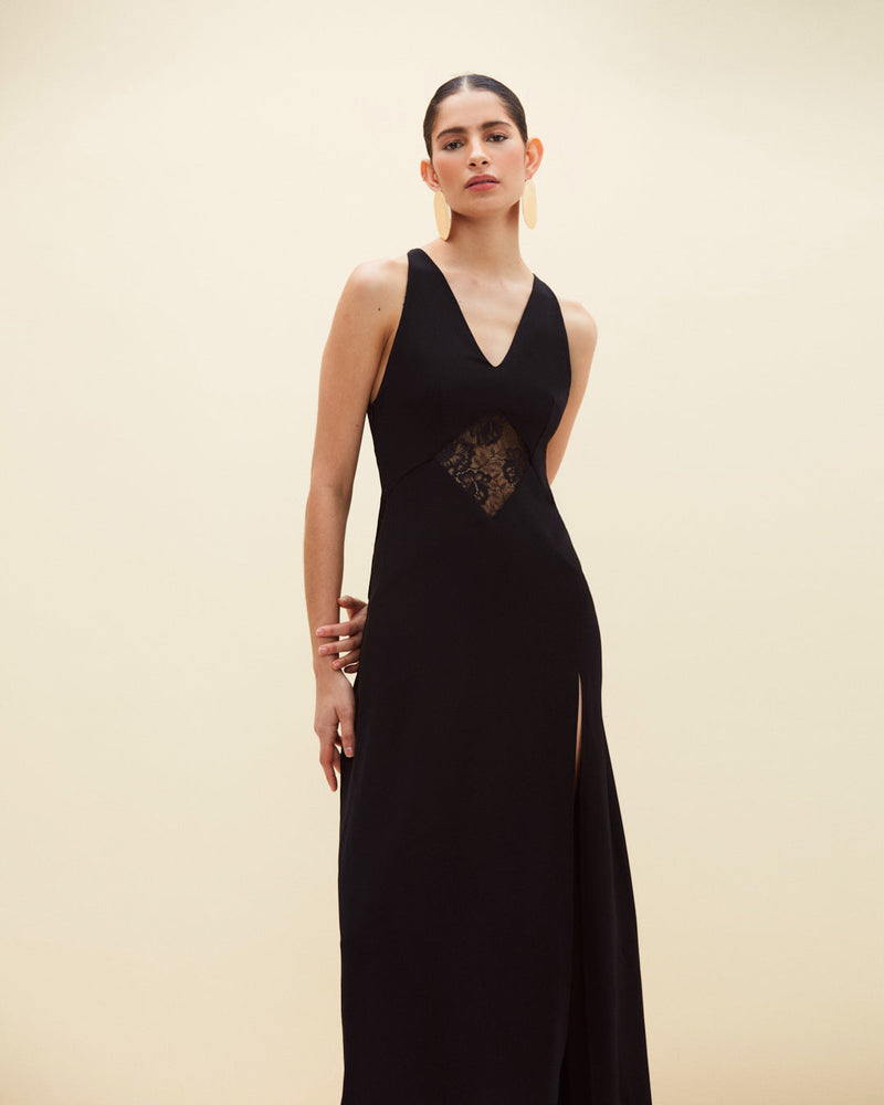 La Lune Dress Black