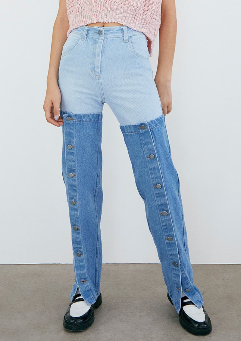 Pepe Polainas Jeans Light Blue Denim