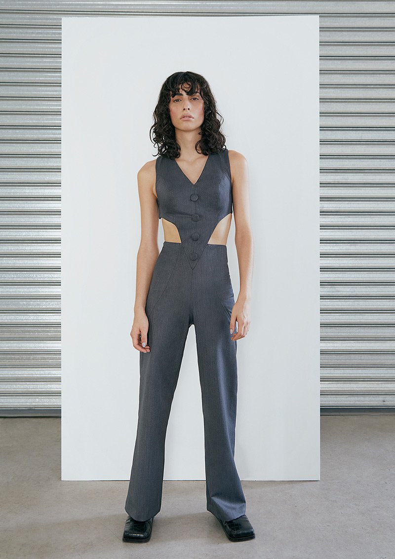 Sieguel Jumpsuit Ash Grey