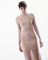 PRE-ORDER Dress Waikato Lilac & Lime Print