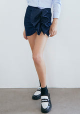 EARLY BIRD Vito Skirt Dark Denim