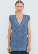 EARLY BIRD Joseph Cardigan Stone Blue