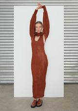 EARLY BIRD Shapiro Knited Dress Terracotta