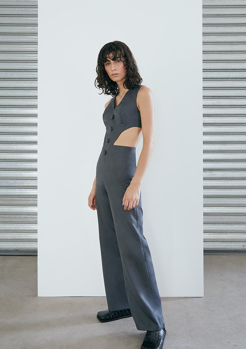 Sieguel Jumpsuit Ash Grey