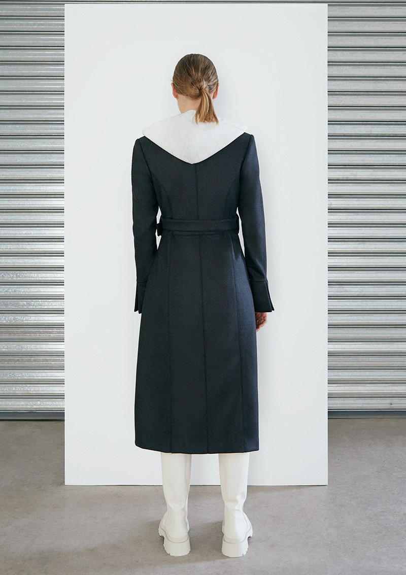 EARLY BIRD Domenico Coat Melange Grey