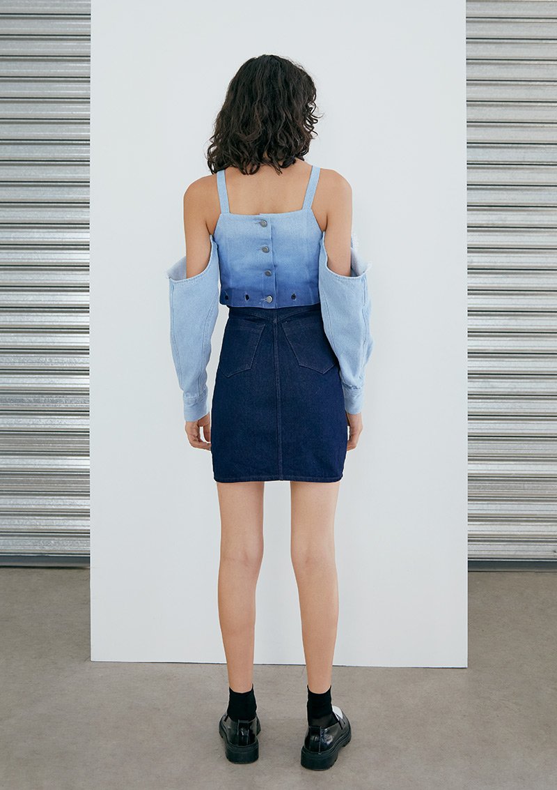 Nicolo Dress Denim Degrade