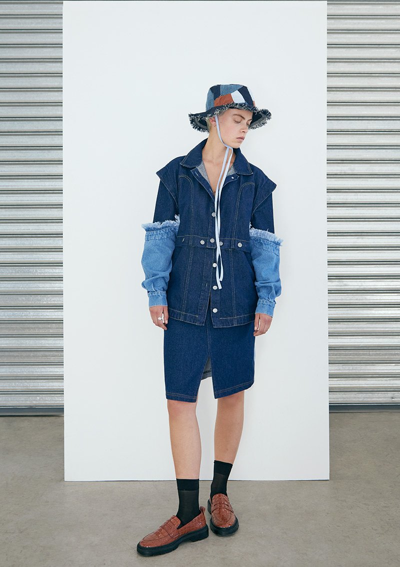 EARLY BIRD Gotti Skirt Double Denim