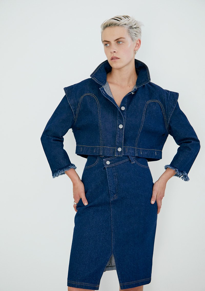 EARLY BIRD Petit Joe Jacket Dark Blue Denim