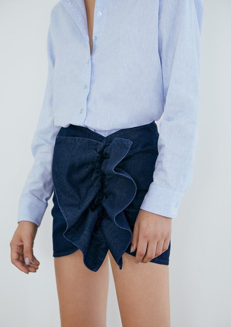 Vito Skirt Dark Denim