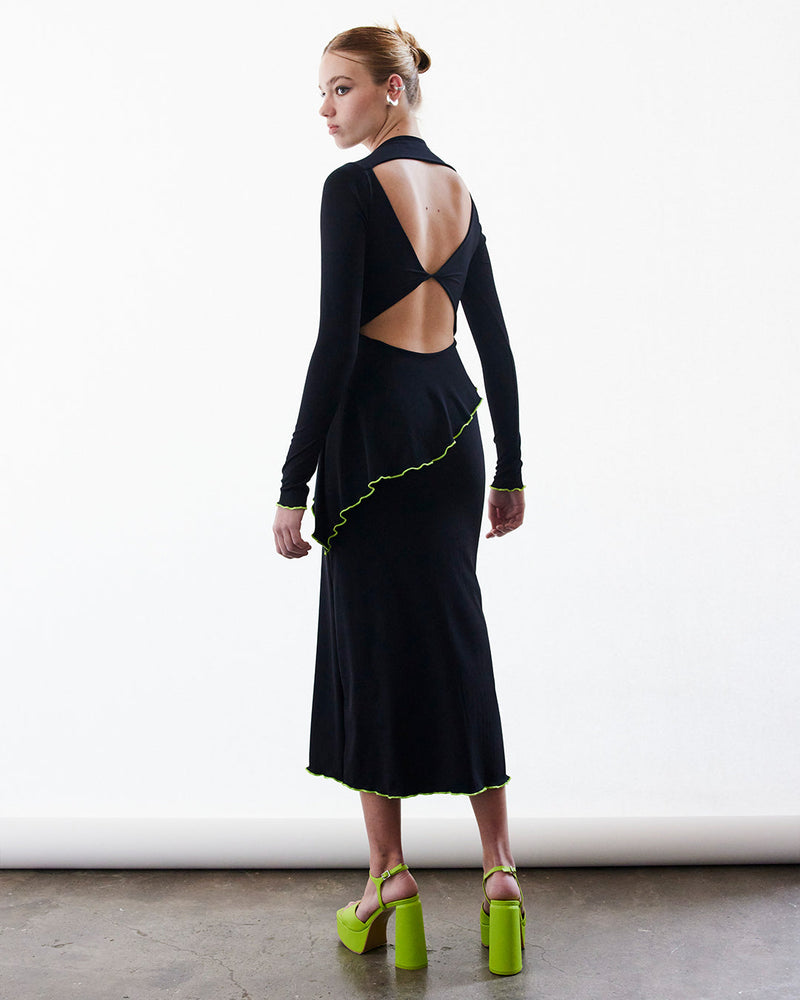 PRE-ORDER Dress Ganges Black
