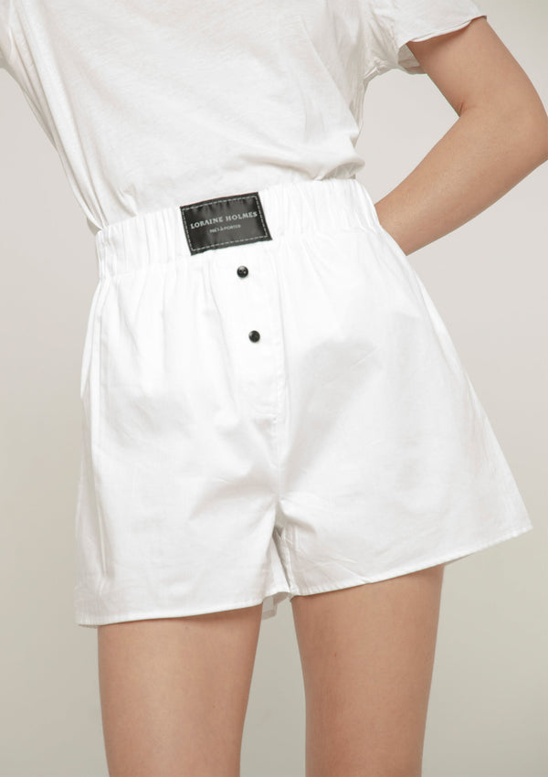 Boxer Shorts Fireball White