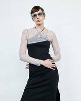 PRE-ORDER Top Yangtzi Light Blue & Light Green Print