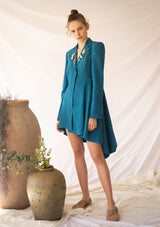 DEEP Blazer-Dress - Turquoise