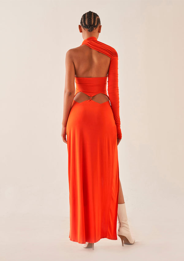 Pre Order Dress Flame Orange