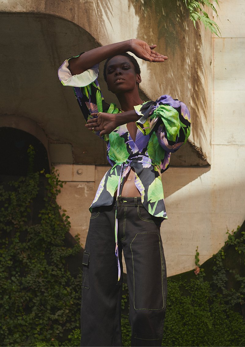 ORCHID Top - Purple Eva